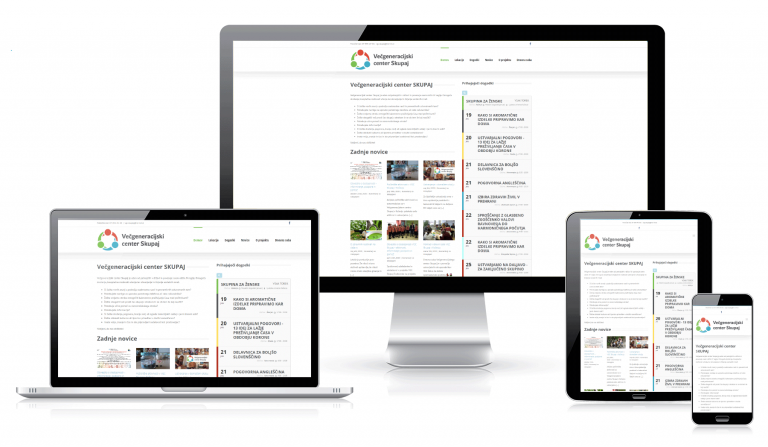 Spletna stran VGC Skupaj Pii d.o.o. Kocevje
