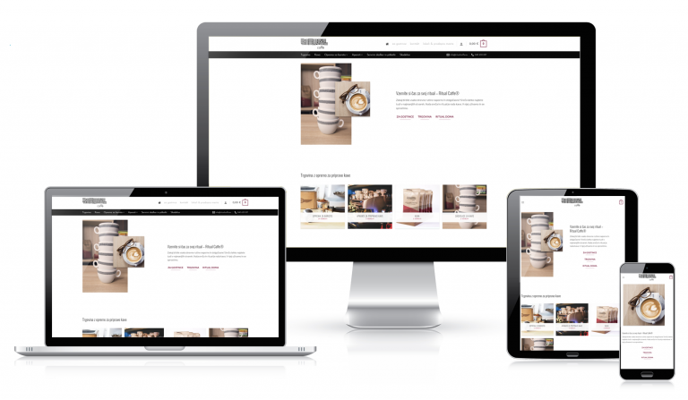Spletna trgovina Ritual Caffe ritualcaffe.eu Pii d.o.o. Kocevje