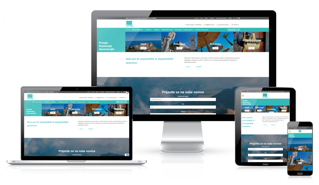 Responsive web Referenca iter tours agencija