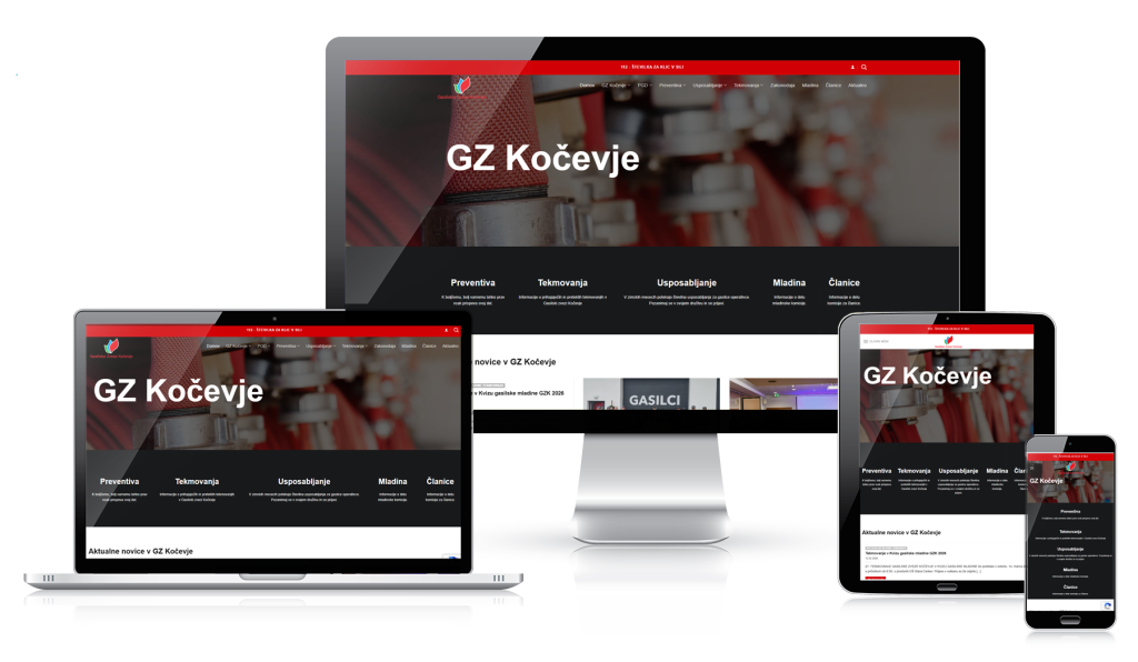 Responsive web Referenca GZ Kocevje