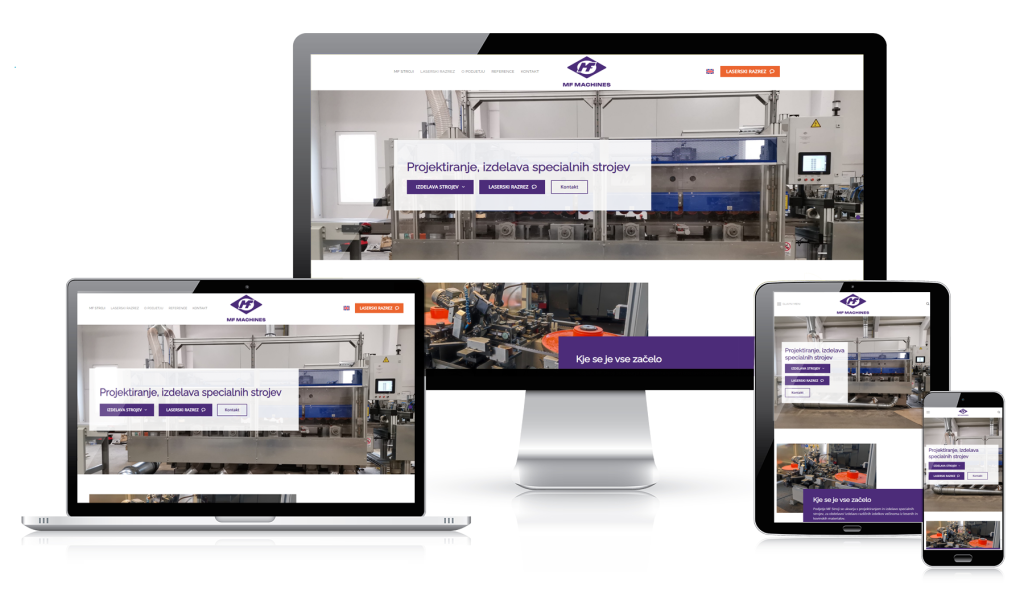 Responsive web Referenca MF Stroji